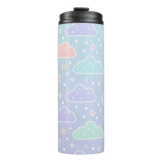 Bouteilles Isothermes Aesthetic Pastel Cloud Insulated Tumbler (Devant)