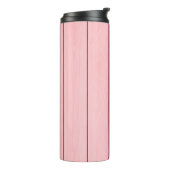 Bouteilles Isothermes Aesthetic Vertical Wood Pattern Pink Colour  (Tourné sur la gauche)