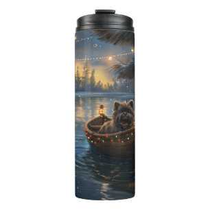 Bouteilles Isothermes Affenpinscher Festive Christmas Voyage