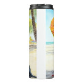 Bouteilles Isothermes Affenpinscher sur la plage, cadeau d'été pour les  (Dos)