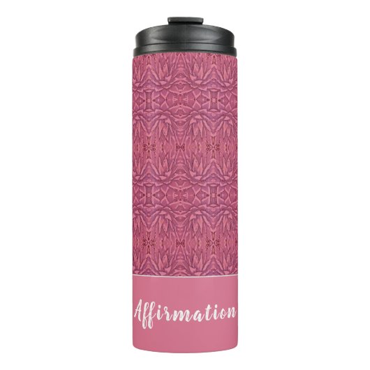 Bouteilles Isothermes Affirmation d'agave rouge Thermal Tumbler (Devant)