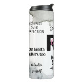 Bouteilles Isothermes Affirmation d'infirmière autorisée personnalisée (Tourné sur la gauche)