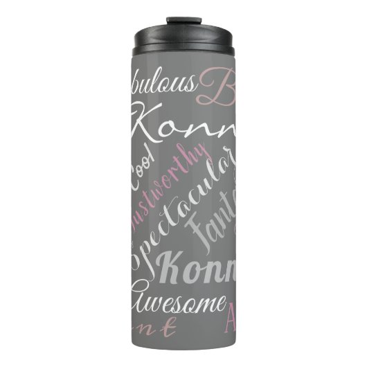 Bouteilles Isothermes Affirmations d'attribut positif personnalisé Best (Devant)