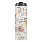 Bouteilles Isothermes Affirmations de la Bible chrétienne (Devant)