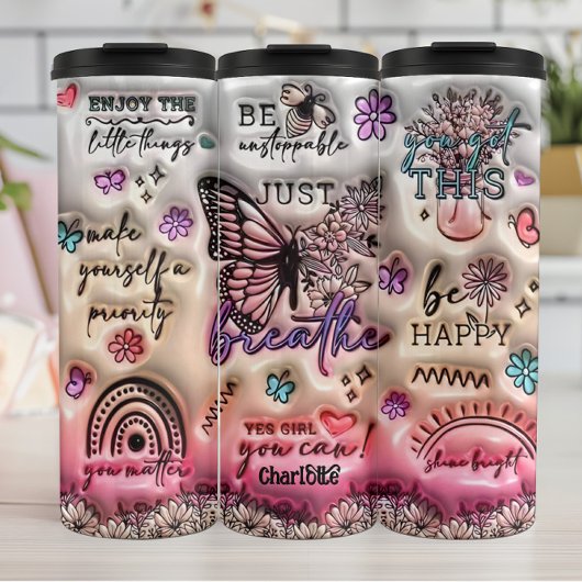 Bouteilles Isothermes Affirmations motivationnelles : autosoins brillant