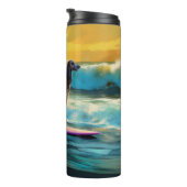 Bouteilles Isothermes Afghan Hound Beach Surf Peinture (Tourné sur la droite)