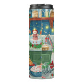 Bouteilles Isothermes Afghan Hound Holiday Baking : Noël festif (Dos)