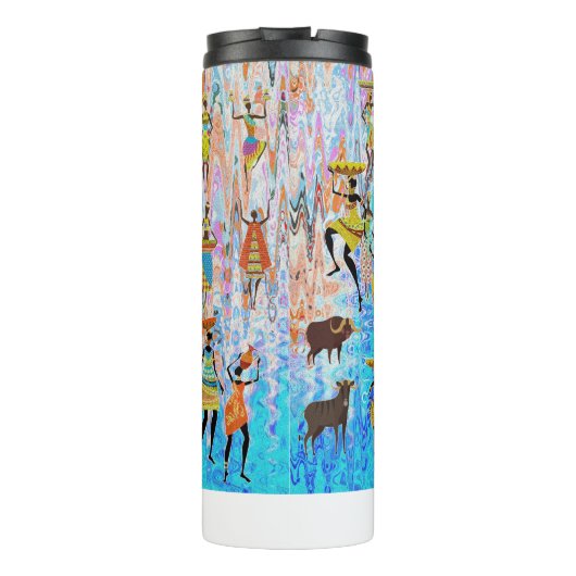 Bouteilles Isothermes African Village (Dos)