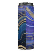 Bouteilles Isothermes Agate Abstrait Monogramme Minuit ID827 (Dos)