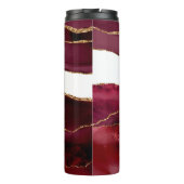 Bouteilles Isothermes Agate bordeaux et or (Dos)