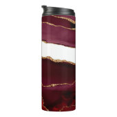 Bouteilles Isothermes Agate bordeaux et or (Tourné sur la droite)