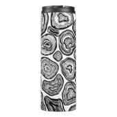 Bouteilles Isothermes Agate les tranches en noir et blanc (Dos)