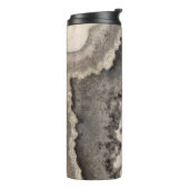 Bouteilles Isothermes Agate pierre gemme gris noir blanc (Tourné sur la gauche)
