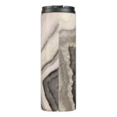 Bouteilles Isothermes Agate pierre gemme gris noir blanc (Dos)