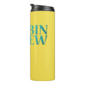 Bouteilles Isothermes Agent de bord avec typographie de l'équipage Cabin (Tourné sur la droite)