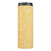 Bouteilles Isothermes Agritourisme simple motif floral jaune (Dos)