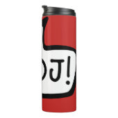 Bouteilles Isothermes AHOJ ! Tchèque Salutation, Hello Speech Bubble (Tourné sur la droite)