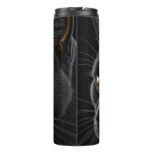 Bouteilles Isothermes AI Chat noir avec yeux jaunes (Dos)