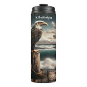 Bouteilles Isothermes Aigle Bald Au-Dessus De La Côte Stormy (Devant)