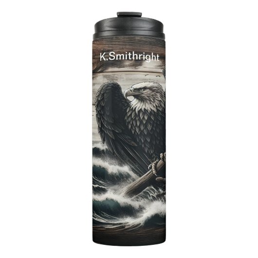 Bouteilles Isothermes Aigle Grimpe Helm dans les mers orageuses (Devant)