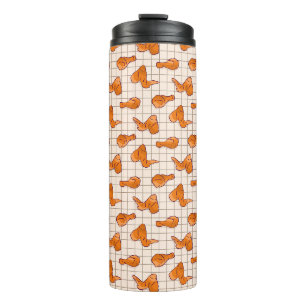 Bouteilles Isothermes Ailes de poulet frites sur un barbecue grill