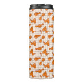 Bouteilles Isothermes Ailes de poulet frites sur un barbecue grill (Dos)