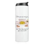 BOUTEILLES ISOTHERMES AIME BEAUCOUP LA PIZZA, LES CHATS (Tourné sur la gauche)