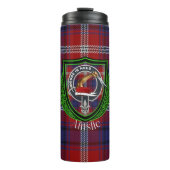 Bouteilles Isothermes Ainslie Scottish Clan Tartan & Crest (Devant)