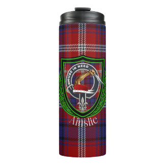 Bouteilles Isothermes Ainslie Scottish Clan Tartan & Crest