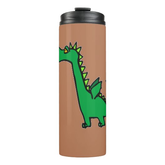 Bouteilles Isothermes Air breathing green dragon (Devant)