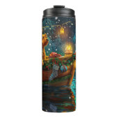 Bouteilles Isothermes Airedale Noël Festival Voyage (Devant)