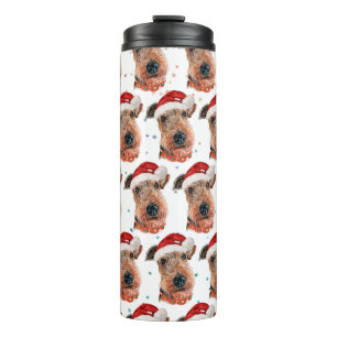 Bouteilles Isothermes Airedale Terrier Chien race Noël