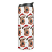 Bouteilles Isothermes Airedale Terrier Chien race Noël (Tourné sur la gauche)