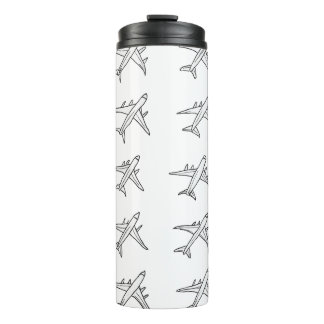 Bouteilles Isothermes Airplane Pattern Tumblers