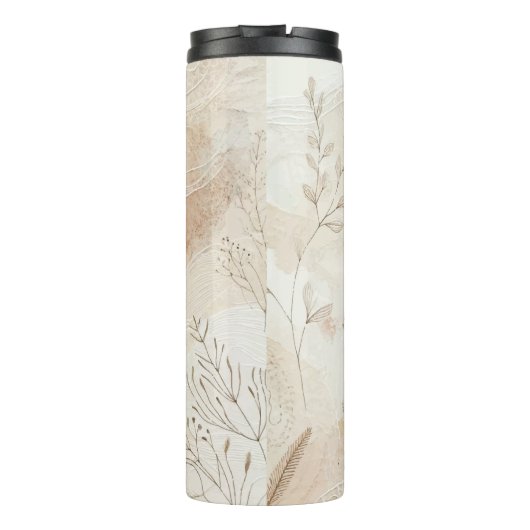 Bouteilles Isothermes Airy Bohemian Botanical Floral String Art Design (Dos)