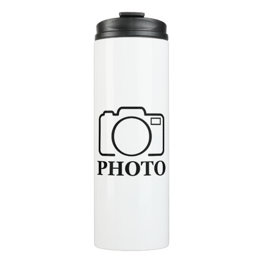 Bouteilles Isothermes Ajouter Mariage photo personnalisé Moderne Cute Él (Devant)