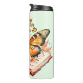 Bouteilles Isothermes Ajouter un nom Papillon & Livre, (Tourné sur la droite)
