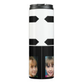 Bouteilles Isothermes Ajouter un nom photos initiales oncle noir blanc (Dos)