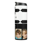 Bouteilles Isothermes Ajouter un nom photos initiales oncle noir blanc (Tourné sur la droite)