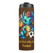 Bouteilles Isothermes Ajouter Un Nom Texte - Dragon - Une Fille Qui Aime (Devant)