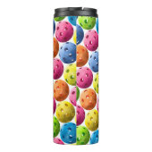 Bouteilles Isothermes Ajouter votre nom - Pickleball coloré (Dos)