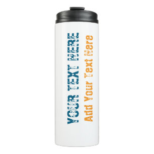 Bouteilles Isothermes Ajouter votre propre texte Slogan minimaliste mode