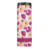 Bouteilles Isothermes Ajoutez votre motif botanique d'aquarelle nommée (Dos)