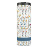 Bouteilles Isothermes Ajoutez votre motif nommé de fleur sauvage d'été (Dos)