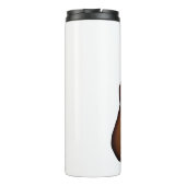 Bouteilles Isothermes Ajoutez votre nom texte guitare acoustique marron  (Dos)