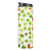 Bouteilles Isothermes Ajoutez votre propre texte ! Aquarelle shamrock et (Tourné sur la droite)