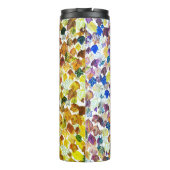 Bouteilles Isothermes Ajoutez votre texte ! Aquarelle d'automne Feuille  (Dos)