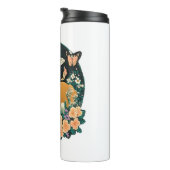 Bouteilles Isothermes Akita Chien avec Fleur et T-shirt Papillon (Tourné sur la droite)