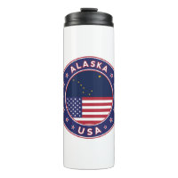 Alaska, États-Unis, T-shirt Alaska, autocollant Al