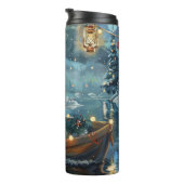 Bouteilles Isothermes Alaskan Malamute Noël Festive Voyage (Tourné sur la droite)